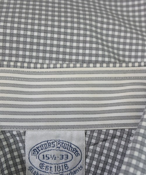 Brooks Brothers（ブルックスブラザーズ）ドレスシャツ グレー サイズ:15 1/2(M位) メンズ/2200689325106