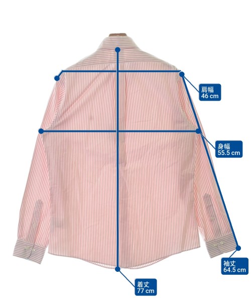 Brooks Brothers（ブルックスブラザーズ）カジュアルシャツ ピンク サイズ:M メンズ/2200680054234