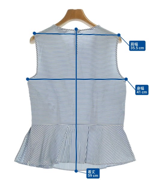 Brooks Brothers（ブルックスブラザーズ）カジュアルシャツ 青 サイズ:8(XL位) レディース/2200692446058