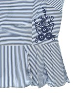 Brooks Brothers（ブルックスブラザーズ）カジュアルシャツ 青 サイズ:8(XL位) レディース/2200692446058