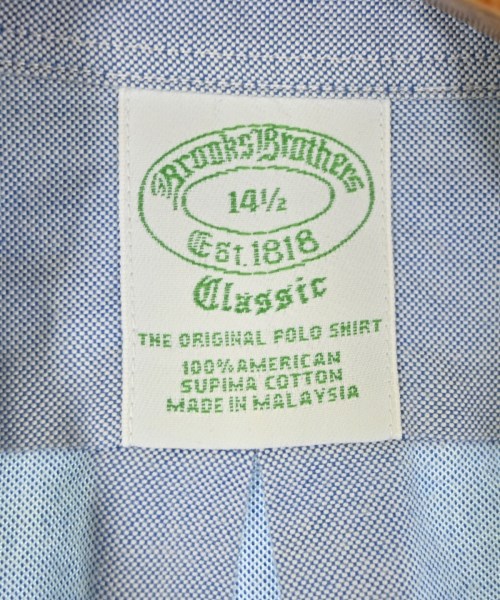Brooks Brothers（ブルックスブラザーズ）カジュアルシャツ 青 サイズ:14 1/2(XS位) メンズ/2200684204055