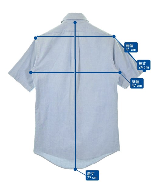 Brooks Brothers（ブルックスブラザーズ）カジュアルシャツ 青 サイズ:14 1/2(XS位) メンズ/2200684204055