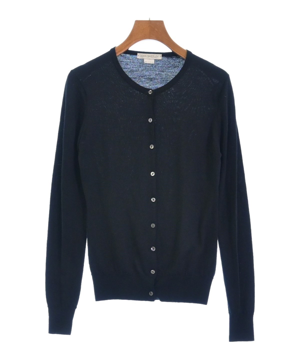 JOHN SMEDLEY（ジョンスメドレー）カーディガン 黒 サイズ:S