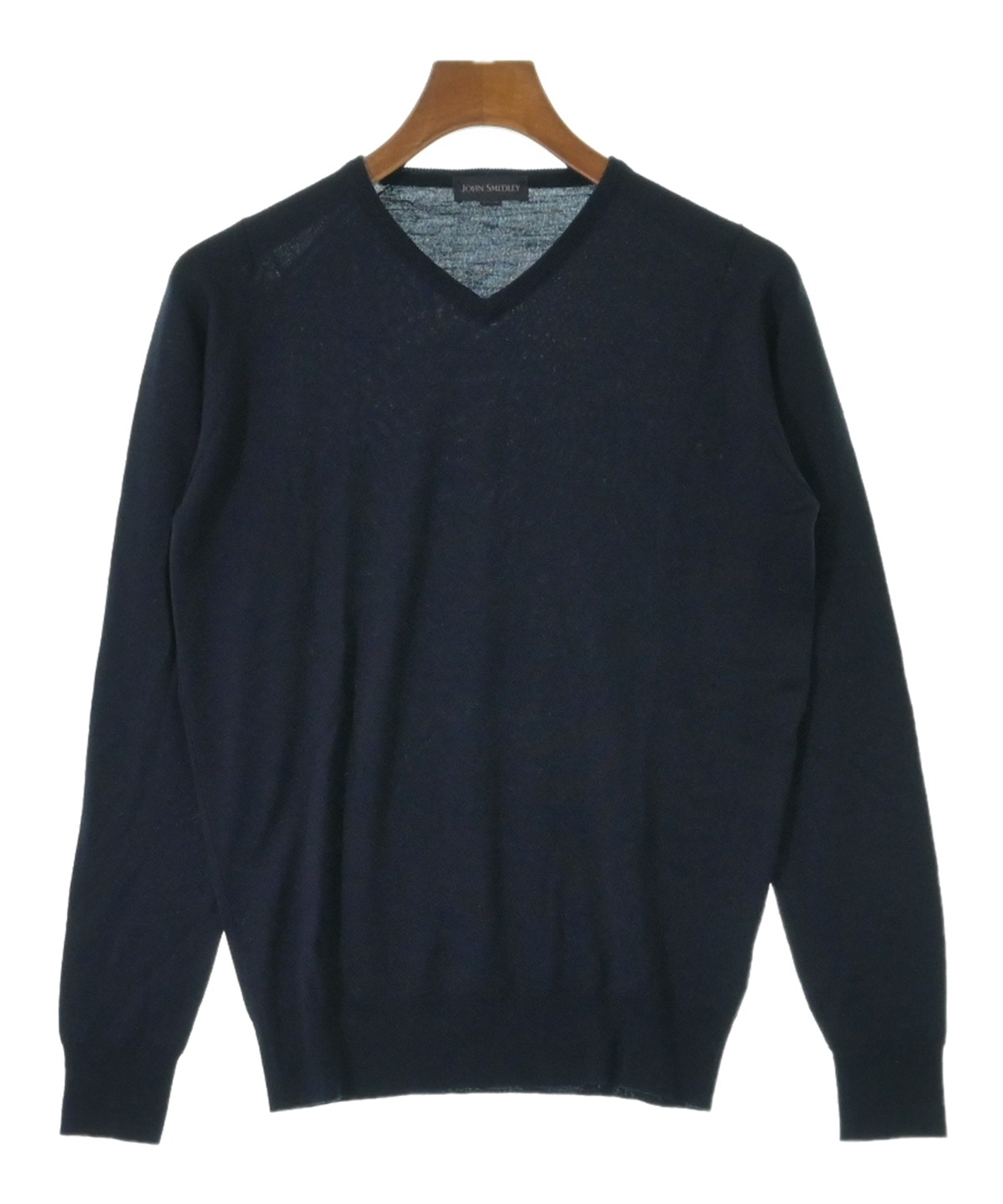 現行タグ/美品 ジョンスメドレー ニット セーター ネイビー ウール L JOHN SMEDLEY（ジョンスメドレー）ニット・セーター 紺 サイズ