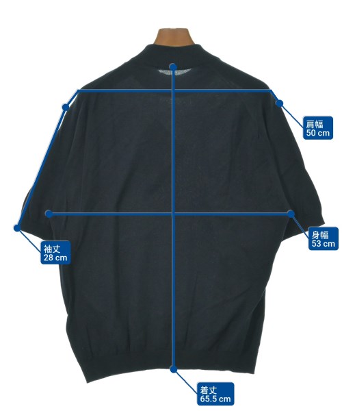 JOHN SMEDLEY（ジョンスメドレー）ニット・セーター 紺 サイズ:XXL メンズ/2200620917223