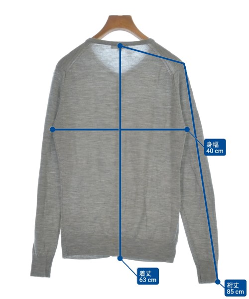 JOHN SMEDLEY（ジョンスメドレー）カーディガン グレー サイズ:M レディース/2200619366070