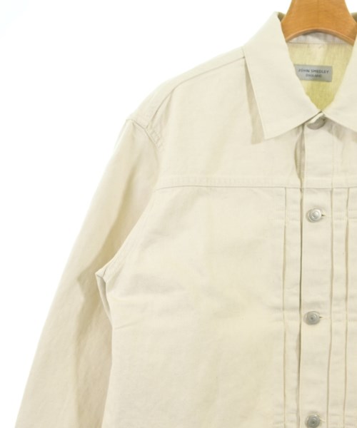 JOHN SMEDLEY（ジョンスメドレー）デニムジャケット 白 サイズ:2(M位) メンズ/2200620005036