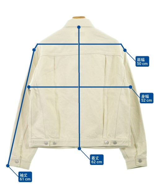 JOHN SMEDLEY（ジョンスメドレー）デニムジャケット 白 サイズ:2(M位) メンズ/2200620005036