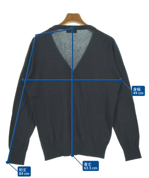 JOHN SMEDLEY（ジョンスメドレー）カーディガン 紺 サイズ:S メンズ/2200597211058