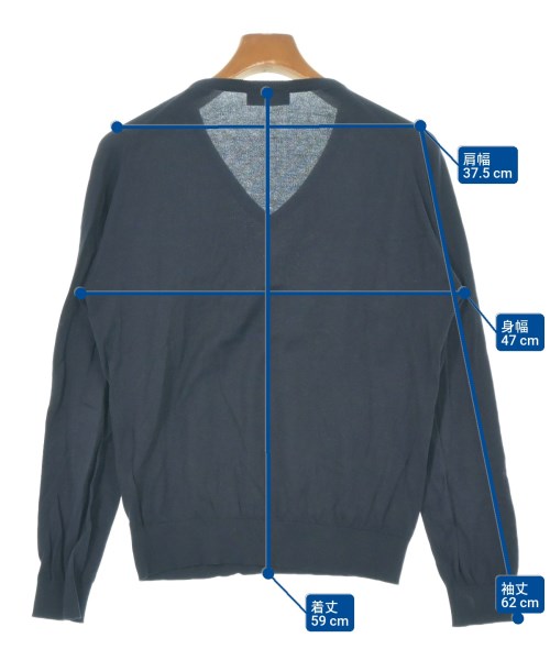 JOHN SMEDLEY（ジョンスメドレー）ニット・セーター 紺 サイズ:S メンズ/2200631461227