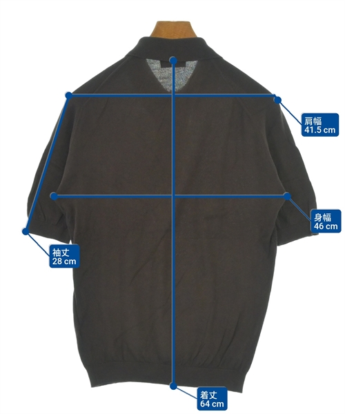 JOHN SMEDLEY（ジョンスメドレー）ニット・セーター 茶 サイズ:XS メンズ/2200637491167