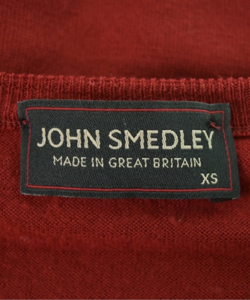 JOHN SMEDLEY（ジョンスメドレー）ニット・セーター 赤 サイズ:XS メンズ/2200637491211
