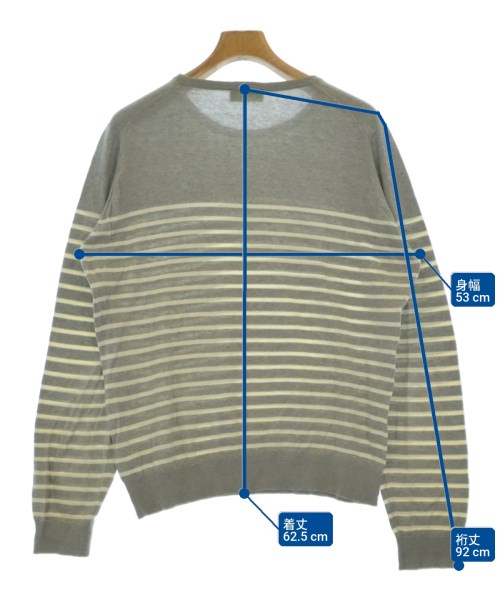 JOHN SMEDLEY（ジョンスメドレー）ニット・セーター グレー サイズ:L メンズ/2200639384054