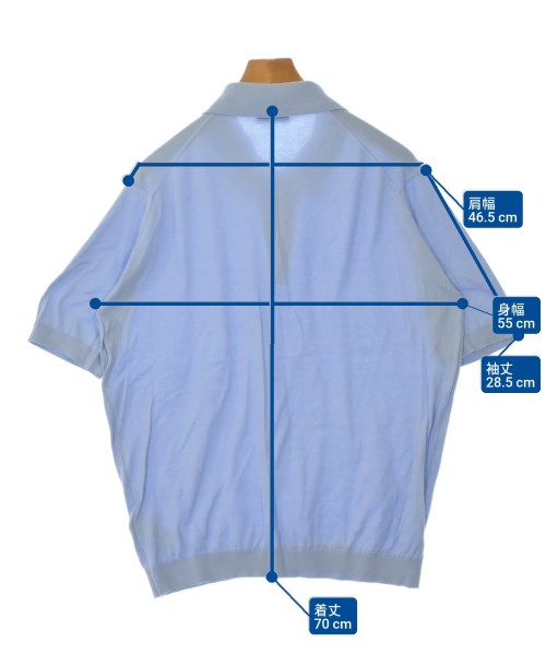 JOHN SMEDLEY（ジョンスメドレー）ニット・セーター 青 サイズ:L メンズ/2200625331123