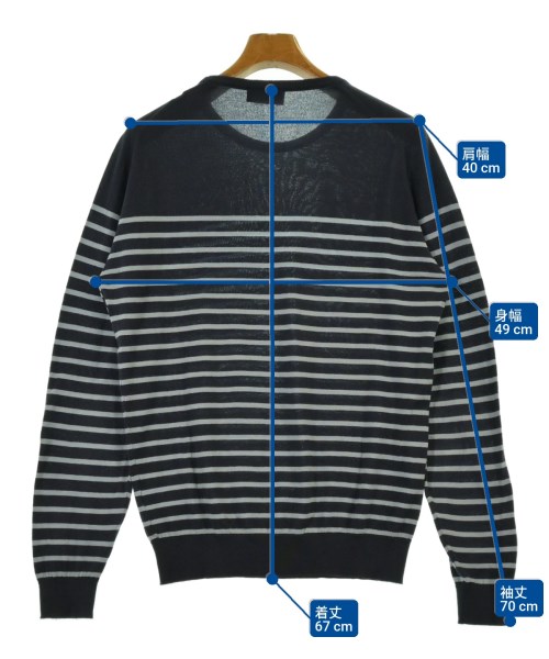 JOHN SMEDLEY（ジョンスメドレー）ニット・セーター 紺 サイズ:-(M位) メンズ/2200629100015