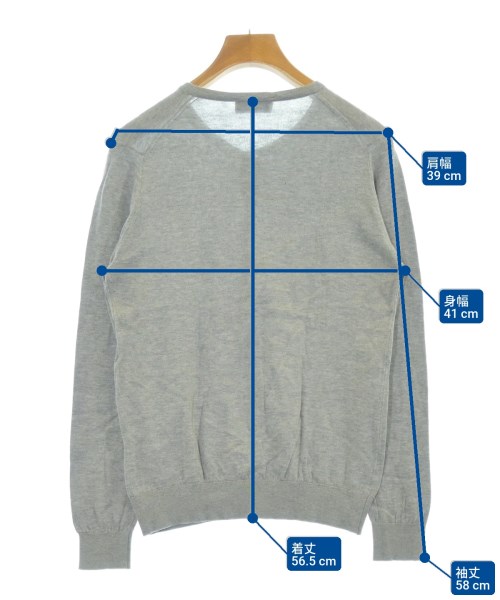 JOHN SMEDLEY（ジョンスメドレー）カーディガン グレー サイズ:M レディース/2200626135041