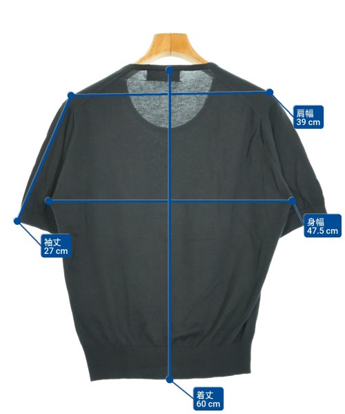 JOHN SMEDLEY（ジョンスメドレー）ニット・セーター 黒 サイズ:-(XS位) メンズ/2200632997138