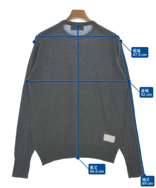 JOHN SMEDLEY（ジョンスメドレー）ニット・セーター グレー サイズ:S メンズ/2200643934030