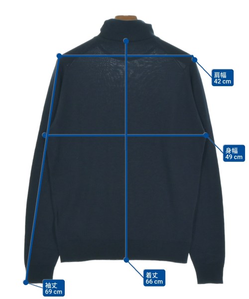 JOHN SMEDLEY（ジョンスメドレー）ニット・セーター 紺 サイズ:-(M位) メンズ/2200640073268