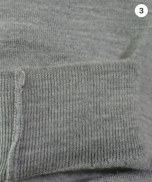 JOHN SMEDLEY（ジョンスメドレー）ニット・セーター グレー サイズ:S メンズ/2200644297035