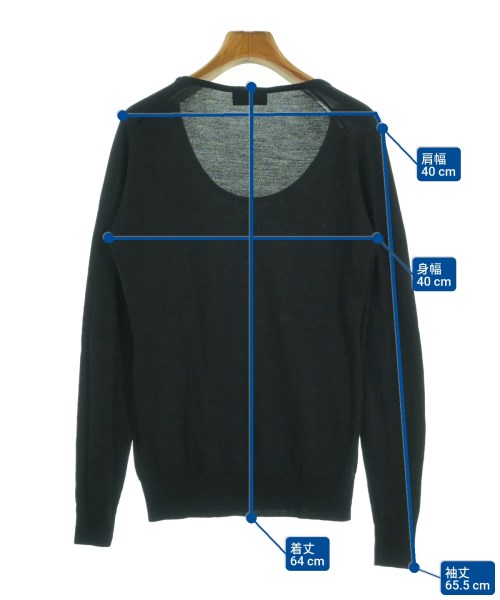 JOHN SMEDLEY（ジョンスメドレー）ニット・セーター 黒 サイズ:M レディース/2200611842190