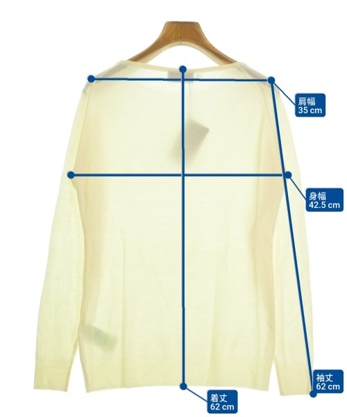 JOHN SMEDLEY（ジョンスメドレー）ニット・セーター 白 サイズ:M レディース/2200611842206