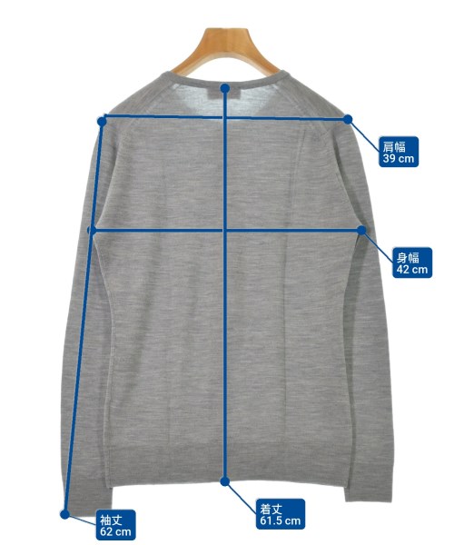 JOHN SMEDLEY（ジョンスメドレー）カーディガン グレー サイズ:M レディース/2200617985068