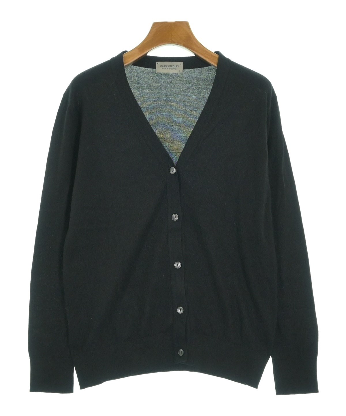 JOHN SMEDLEY（ジョンスメドレー）カーディガン 黒 サイズ:M