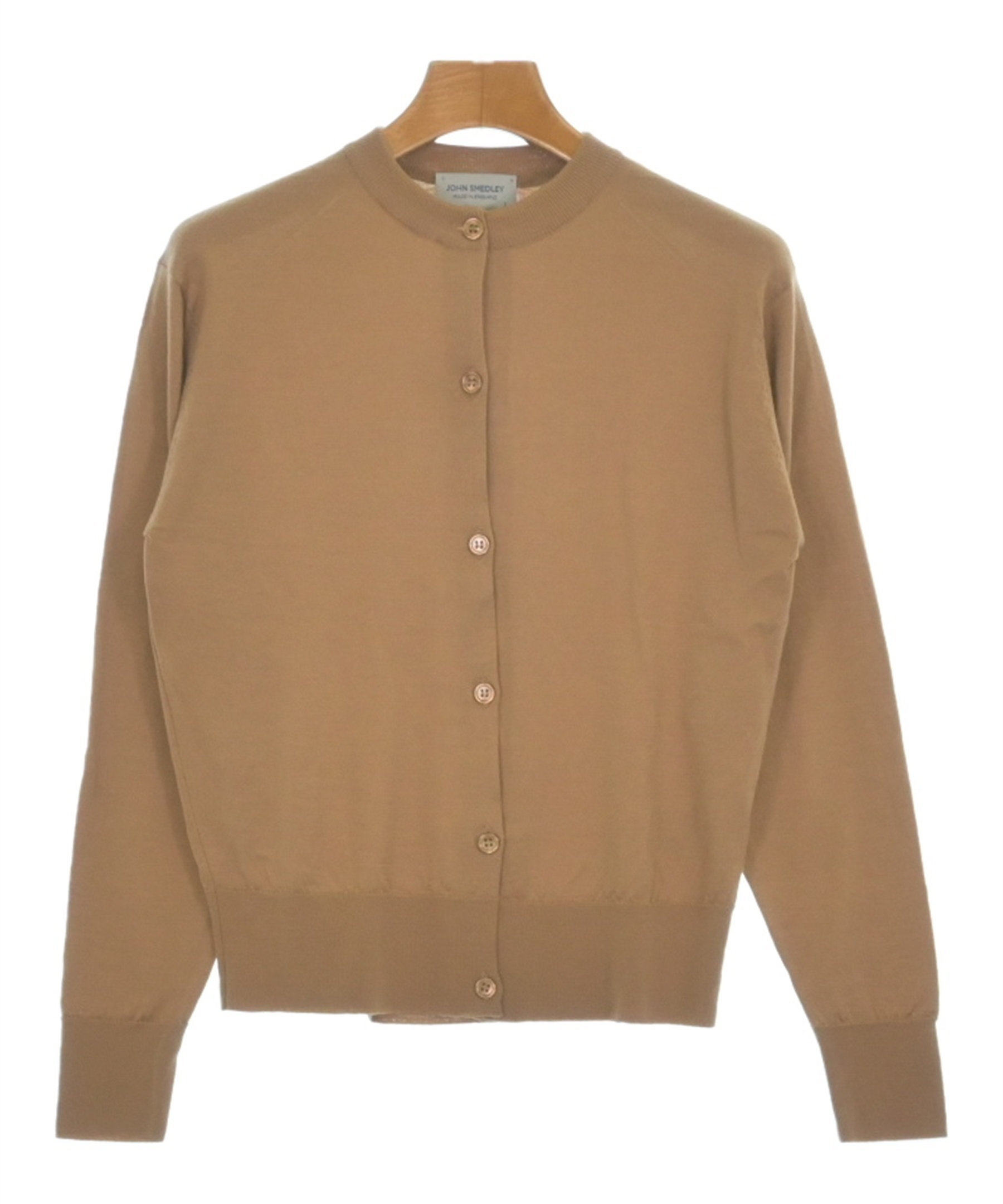 JOHN SMEDLEY ダークブラウン カーディガン JOHN SMEDLEY ダーク