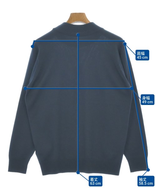 JOHN SMEDLEY（ジョンスメドレー）ニット・セーター 青 サイズ:-(S位) メンズ/2200621690033
