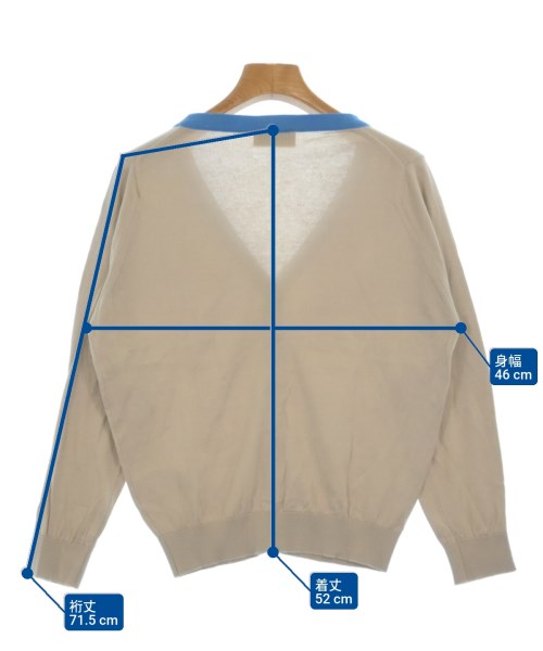 JOHN SMEDLEY（ジョンスメドレー）カーディガン ベージュ サイズ:M レディース/2200617647041