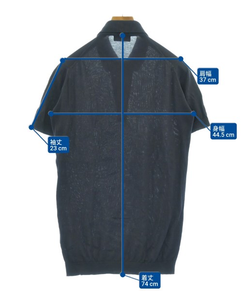 JOHN SMEDLEY（ジョンスメドレー）ニット・セーター 紺 サイズ:S メンズ/2200615973067