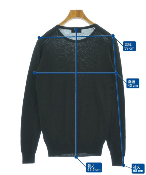 JOHN SMEDLEY（ジョンスメドレー）ニット・セーター 黒 サイズ:S メンズ/2200631626107