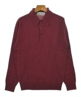 JOHN SMEDLEY（ジョンスメドレー）ニット・セーター 赤 サイズ:-(M位) メンズ/2200602726027