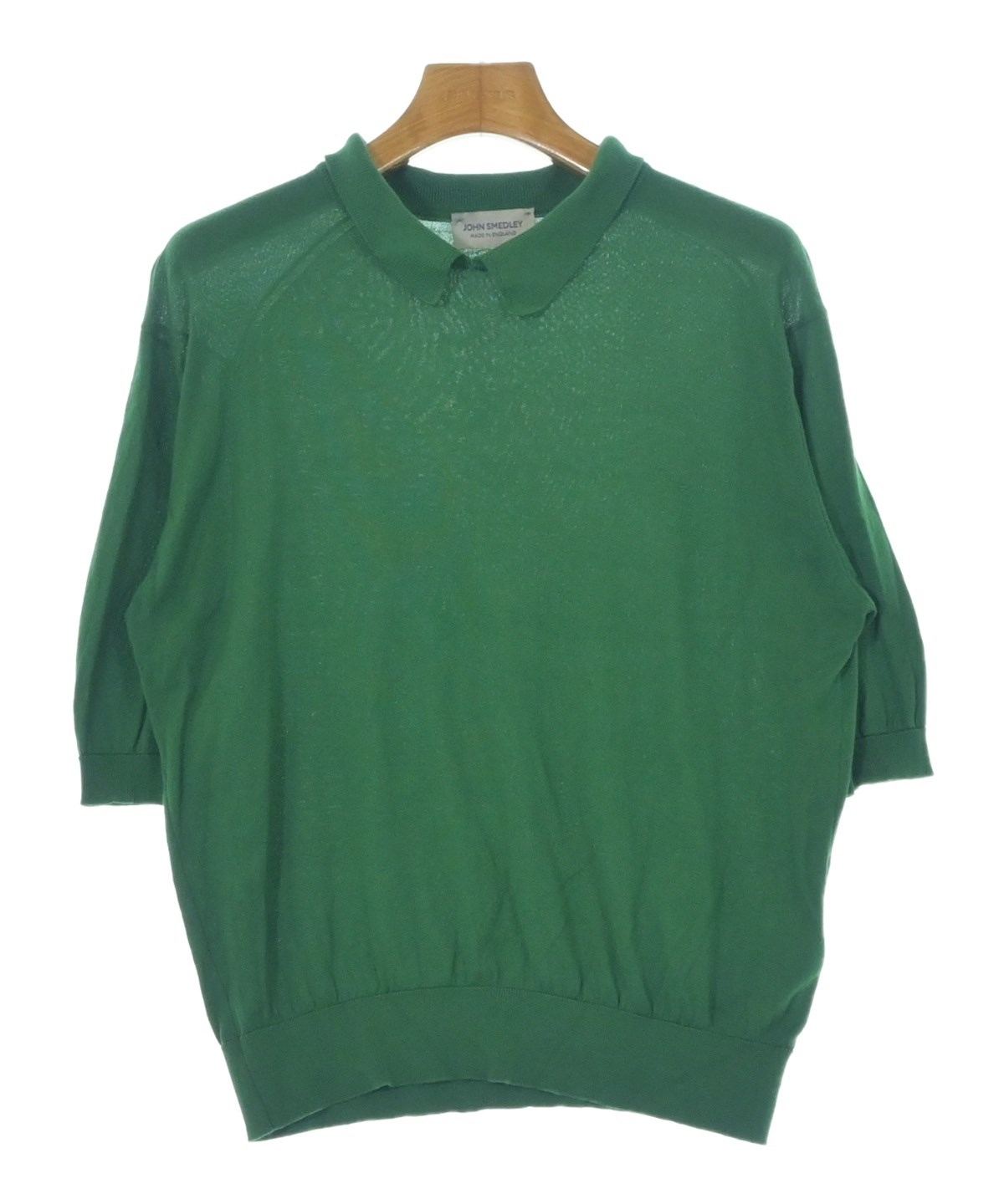 【新品未使用】ジョンスメドレー　緑　Mサイズ　プルオーバー JOHN SMEDLEY（ジョンスメドレー）ニット・セーター 緑 サイズ:M