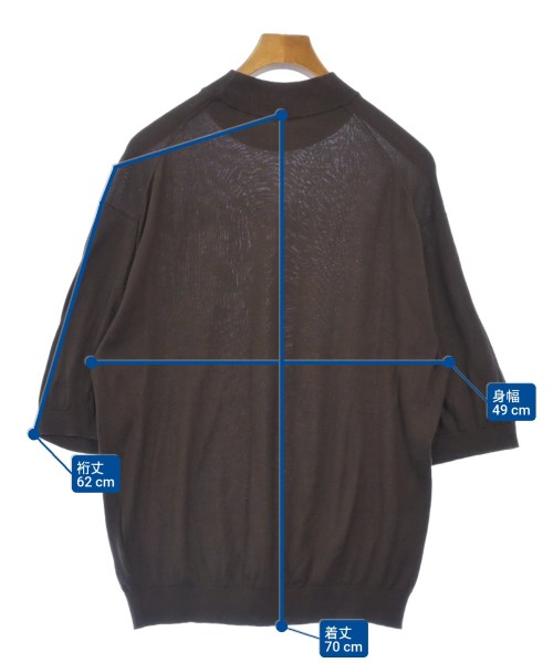 JOHN SMEDLEY（ジョンスメドレー）ニット・セーター 茶 サイズ:-(M位) メンズ/2200616287057