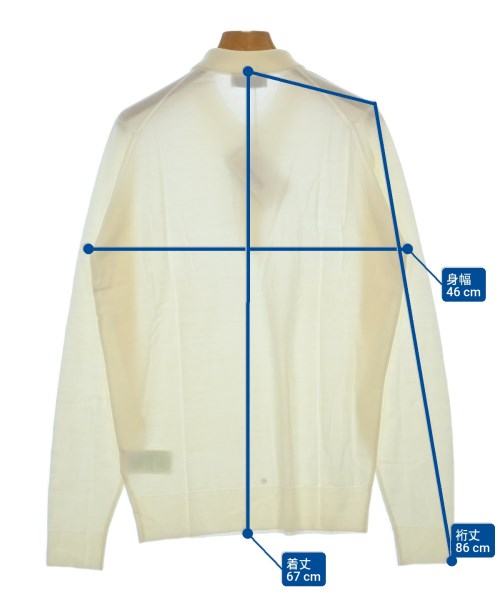 JOHN SMEDLEY（ジョンスメドレー）ニット・セーター 白 サイズ:M メンズ/2200616950050