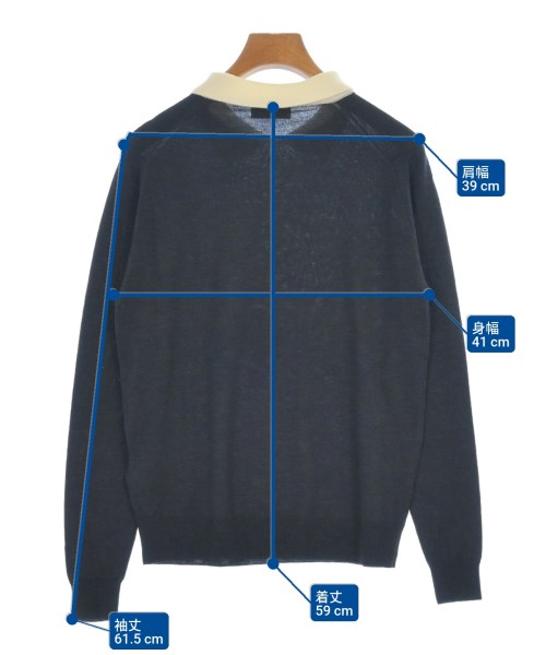 JOHN SMEDLEY（ジョンスメドレー）ニット・セーター 紺 サイズ:S レディース/2200617490135