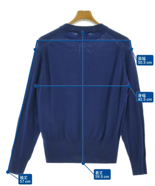 JOHN SMEDLEY（ジョンスメドレー）ニット・セーター 青 サイズ:M メンズ/2200618933082