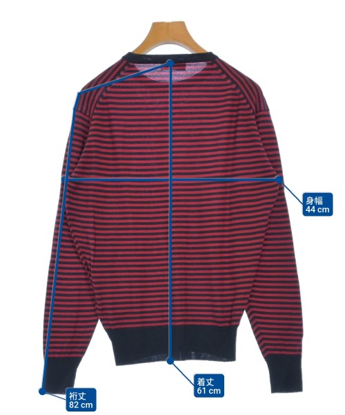 JOHN SMEDLEY（ジョンスメドレー）ニット・セーター 赤 サイズ:S レディース/2200619686048