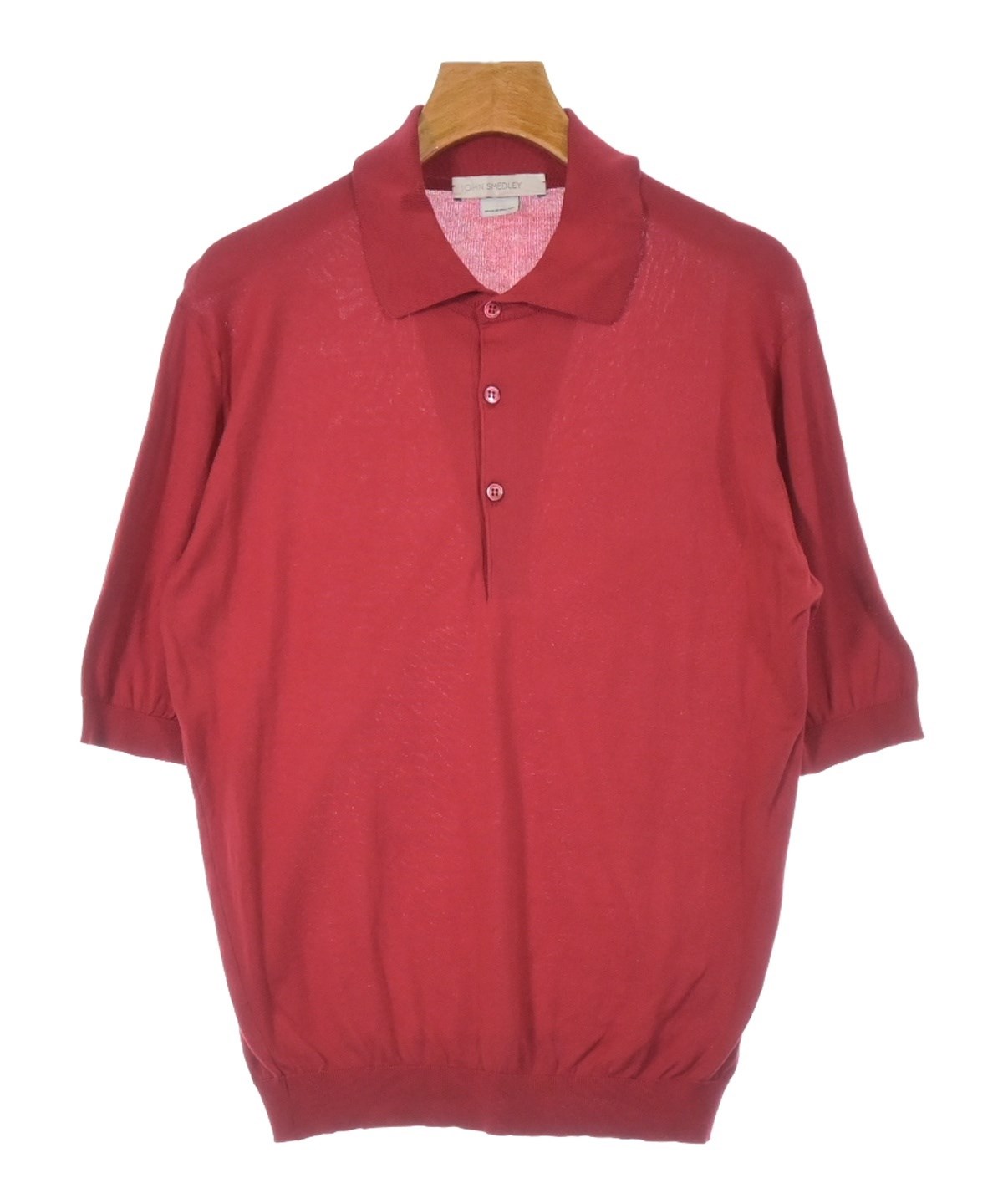 JOHN SMEDLEY（ジョンスメドレー）ニット・セーター 赤 サイズ:S 