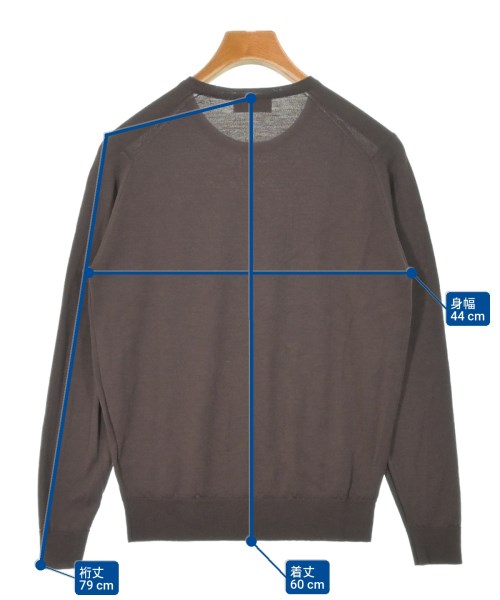 JOHN SMEDLEY（ジョンスメドレー）ニット・セーター 茶 サイズ:S メンズ/2200673210074