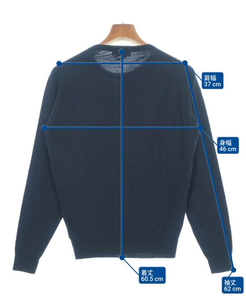 JOHN SMEDLEY（ジョンスメドレー）ニット・セーター 紺 サイズ:M メンズ/2200669245134