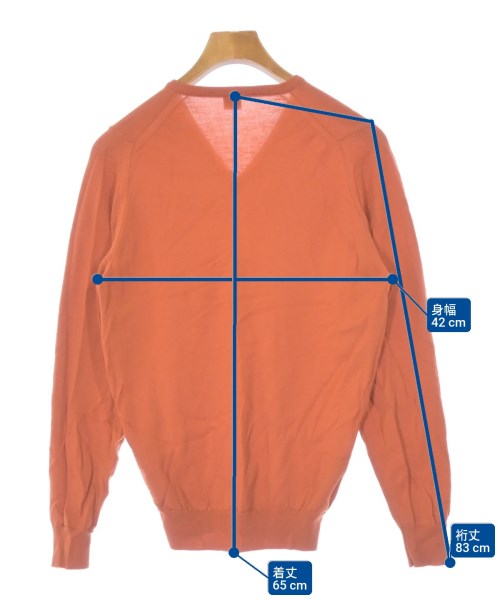 JOHN SMEDLEY（ジョンスメドレー）ニット・セーター オレンジ サイズ:XS メンズ/2200670316069