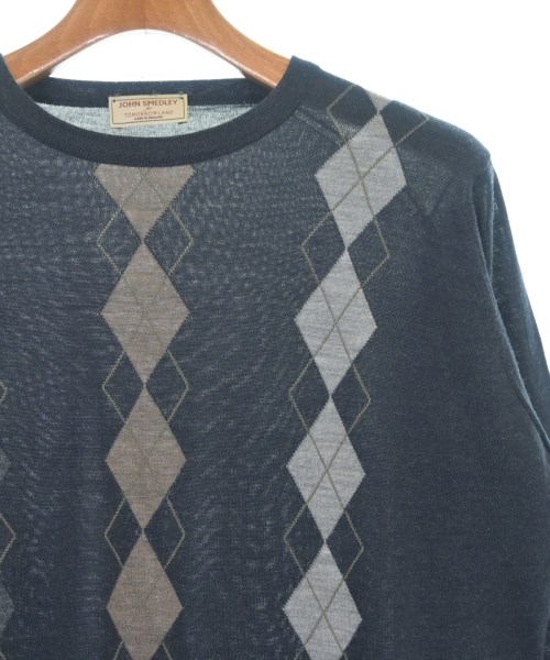 JOHN SMEDLEY（ジョンスメドレー）ニット・セーター 紺 サイズ:M メンズ/2200674133075