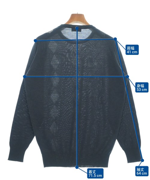 JOHN SMEDLEY（ジョンスメドレー）ニット・セーター 紺 サイズ:M メンズ/2200674133075