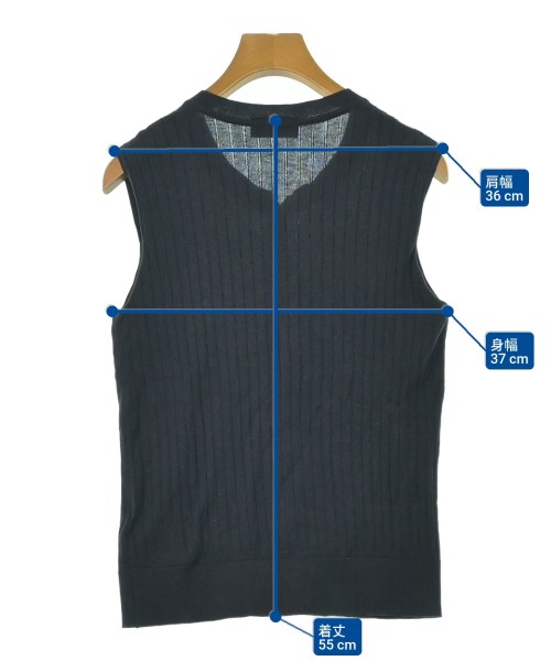 JOHN SMEDLEY（ジョンスメドレー）ベスト 紺 サイズ:S レディース/2200675319034