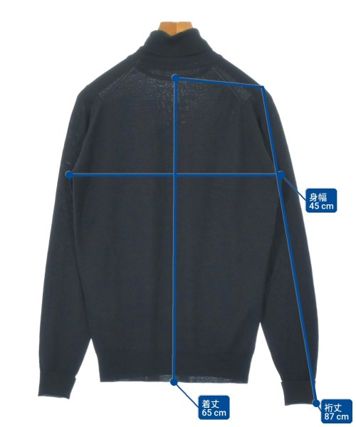 JOHN SMEDLEY（ジョンスメドレー）ニット・セーター 黒 サイズ:-(S位) メンズ/2200675488013