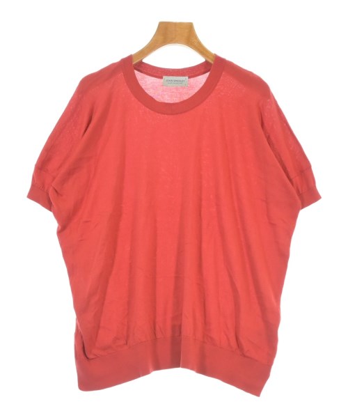 JOHN SMEDLEY(ジョンスメドレー)ニット・セーター 赤 サイズ:S/2200676867206