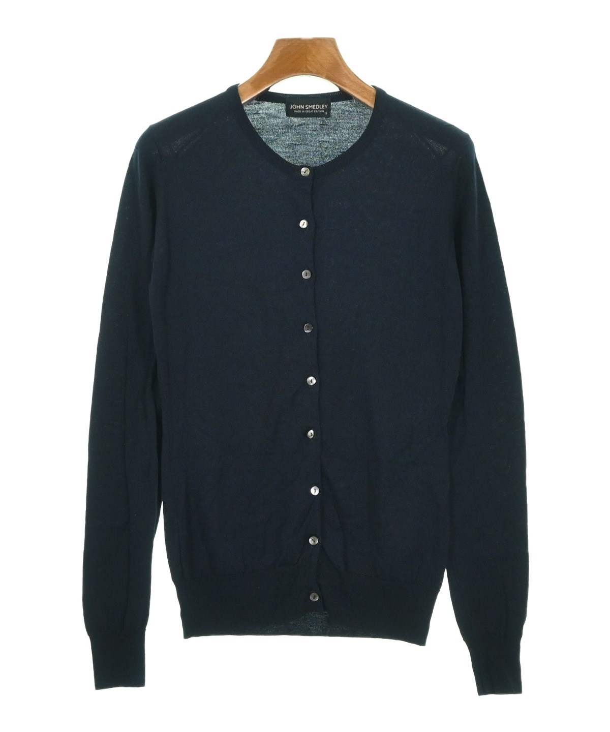 JOHN SMEDLEY（ジョンスメドレー）カーディガン 紺 サイズ:S 